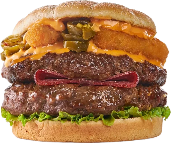 Hot Flames Burger (Spicy)